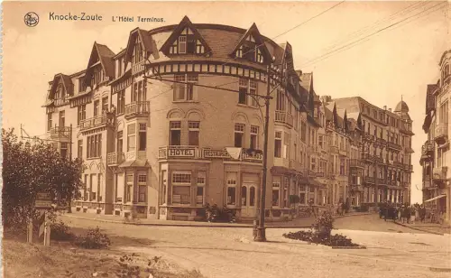 BR36036 Knocke Zoute l Hotel Terminus Belgien