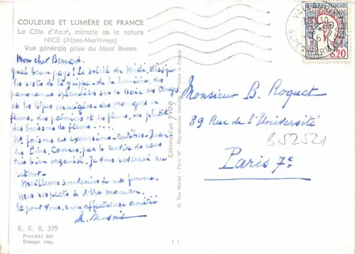 B52521 Nice vue generale france