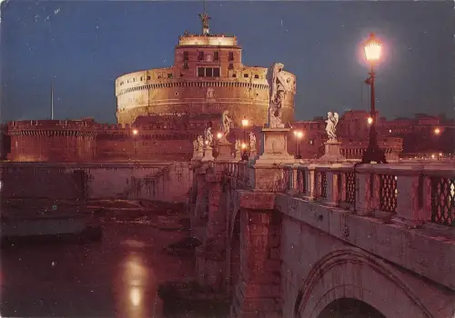 BT1497 roma ponte e castel s angelo italy 1 2