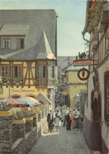 BR9876 Rüdesheim am Rheim Drosselgasse germany