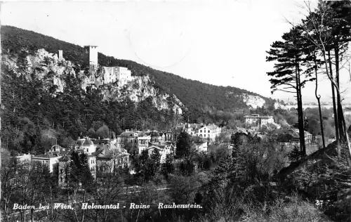 B31905 Baden bei Wien Helenental Ruine Rauhenstein Österreich
