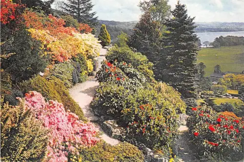 B87195 windermere westmorland rock garden uk