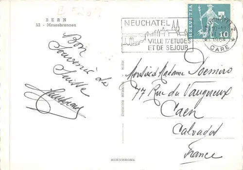 B52611 Bern Mosesbrunnen Schweiz