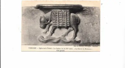 BF12352 le chaval du buche eglise de la trinite vendome france front/back image