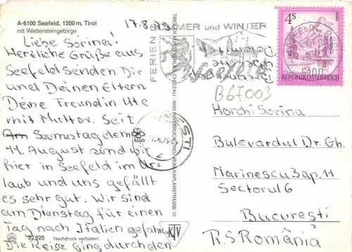 B67003 Österreich Seefeld Tirol
