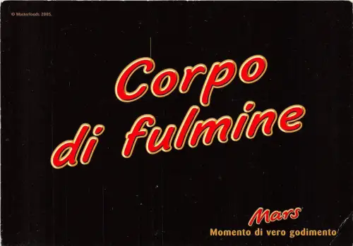 B44099 Werbewerbung Mars Momento di vero godimento