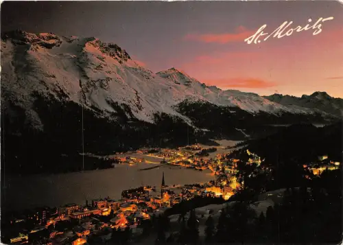 BR15047 St Moritz mit Piz Corvatsch Schweiz