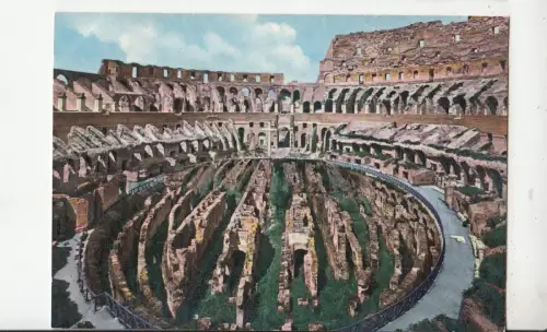 BF23484 colosseo coinuovi scavi roma italy front/back image