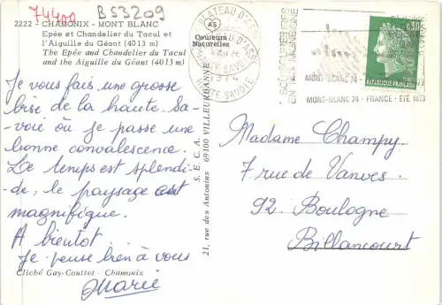 B53209 Chamonix-Mont-Blanc Frankreich