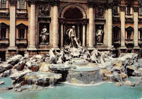 BT1520 roma fontana di trevi particolare italy