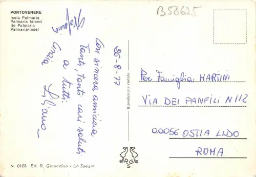 B58625 Portovenere Isola Palmaria Italien