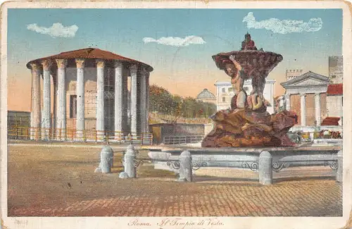Br34131 Roma Tempio di Vesta Italien