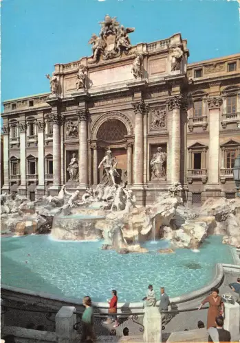 BR14052 Roma Fontana di Trevi italy