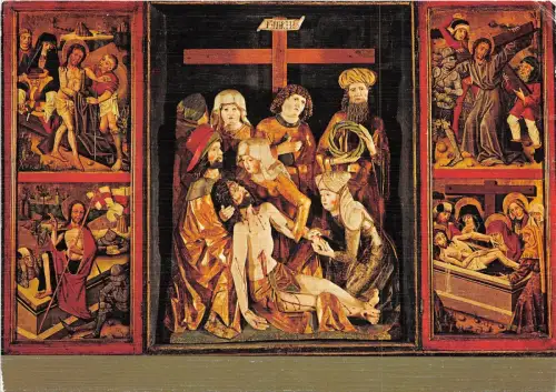 B43728 Peintures und Tableaus Farben Passionsaltar Janosretrol Postkarte