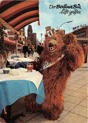 B47457 Berlin Kurfürstendamm mit Kaiser Wilhelm Gedachtniskirche Deutschland