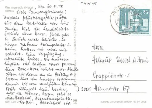 BG12572 Rathaus Harz Wernigerode Germany