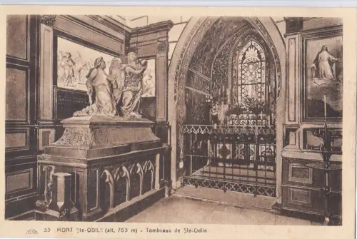 BF11486 mont st odile tombeau de ste odile france front/back image