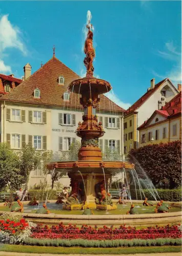 BR21965 Fontaine monumentale La Chaux de Fonds Schweiz