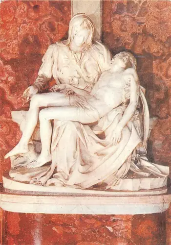 B25777 Vatikan Michelangelo Pieta Ungarn Ausgabe ppc