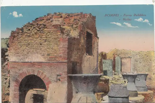 BF32485 pompei foro ramano malini italy front/back image