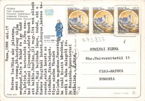 B73837 Fori imperiali Roma Italien