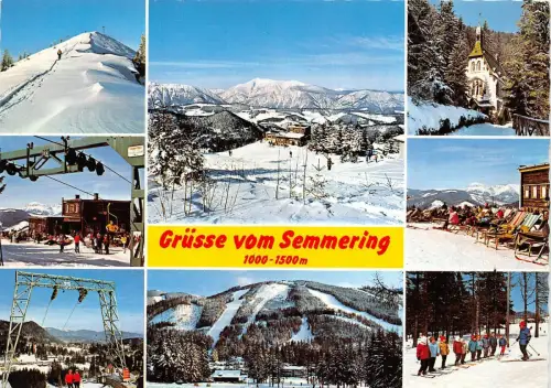 B67488 Österreich Semmering Multiviews