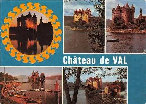 BR15642 Vues diberses du chateau de val Le chateau de va france