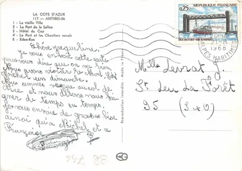 BR746 France Antibes multi vues