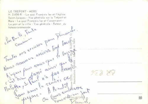 BR836 France Le Treport Mers multi vues