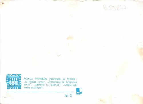 B55847 Rodica Muresan Filmstar