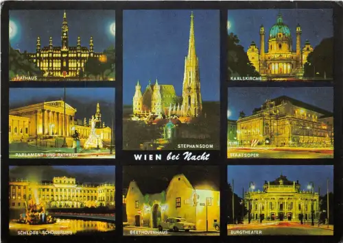 B31848 Wien bei Nacht Österreich