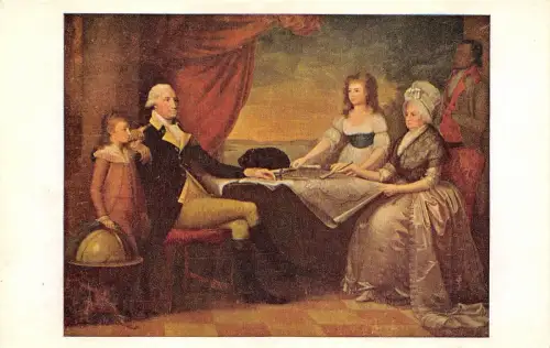 B74905 The Washington Famuly Savage Painting Art