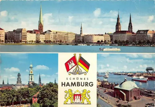BR2566 Germany Hamburg Multiviews Boote Bateaux