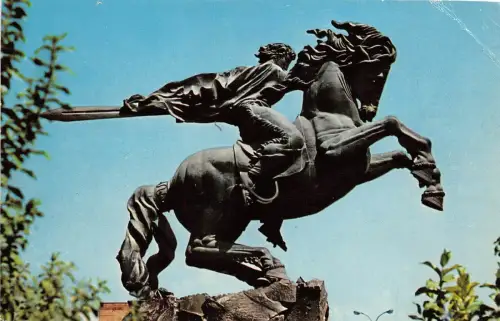 BR4673 Eriwan Monument ai heroes de l epopee nationale Postkarte Armenien