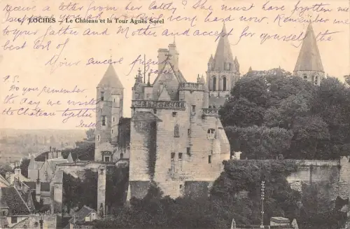 BF5026 loches le chateau et la tour agues sorel france Frankreich