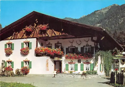 B53344 Zugspitzdorf Grainau Bauernhaus in Untergrainau Deutschland