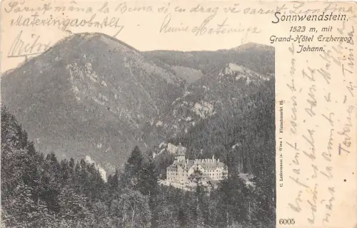 B22786 Sonnwendstein Grand Hotel Erzherzog Johann Österreich
