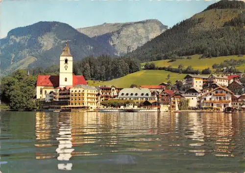 BG26948 sommerfrische st wolfgang mit schafberg österreich