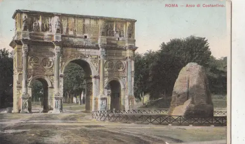 BF32507 roma arco di costantino italy front/back image