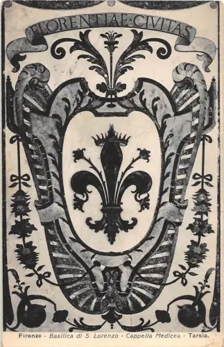B6624 Italien Firenze Basilika S Lorenzo Cappella Medicea Tarsia