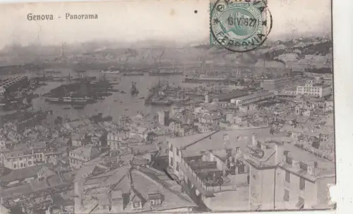 BF32243 Panorama Genua Schweiz Vorder-/Rückbild