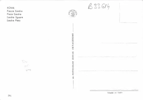B33614 Roma Place Esedra Italien