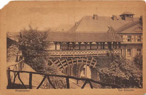 Br33558 Wiesbaden das Romertor Germany