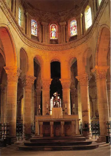 B52666 Saint-Menoux Le choeur france