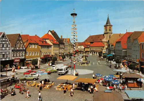 B34088 Bad Neustadt Saale Marktplatz Deutschland