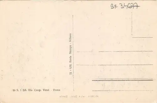 BF34677 roma la scala santa italy front/back scan