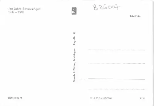 B36007 Schleusingen Multiviews Deutschland