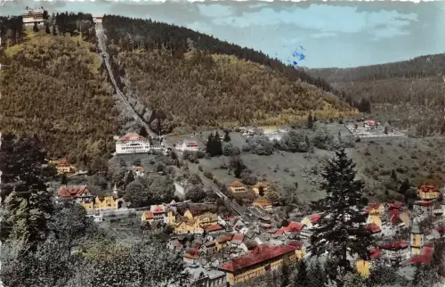 B35894 Wildbad Schwarzwald mit Sommerberg Deutschland