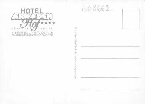 B68662 Österreich Bad Hofgastein Hotel Arkaden Multiviews