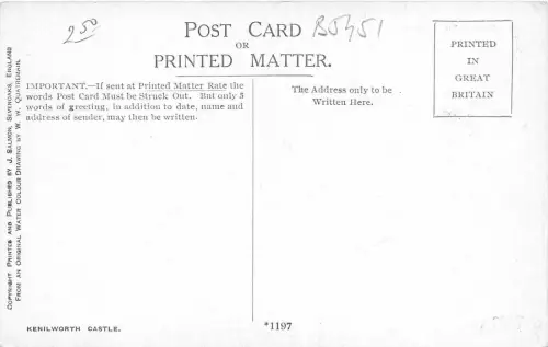 B5451 Kenilworth Castle